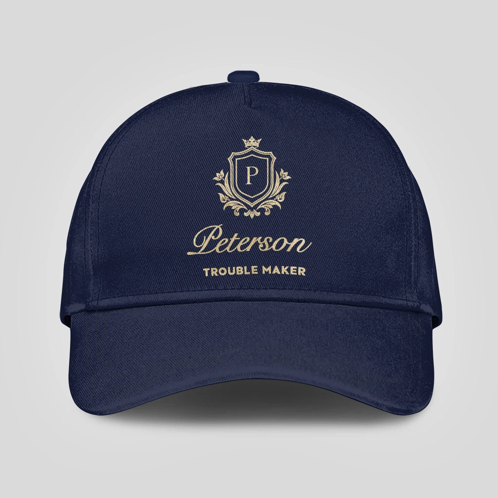 Trouble Maker Golden Logo Navy Cap PETERSON 13K1 C155PF