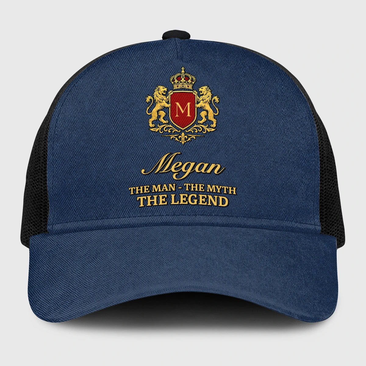 The Man The Myth The Legend Royal Blue Mesh Cap MEGAN 13K1 C187PF