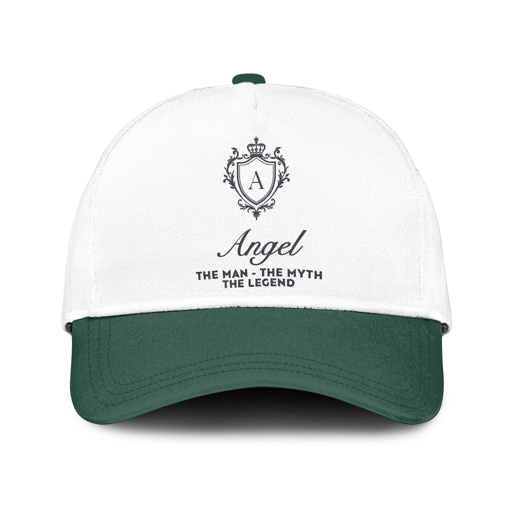 The Man The Myth The Legend Beautiful Green And White Cap ANGEL 13K1 C171PF
