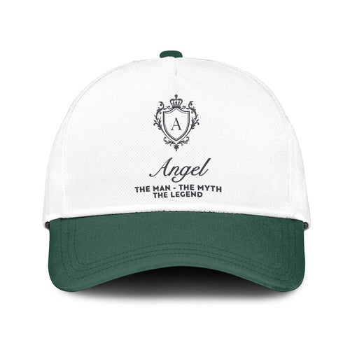 The Man The Myth The Legend Beautiful Green And White Cap ANGEL 13K1 C171PF