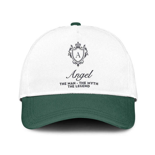 The Man The Myth The Legend Beautiful Green And White Cap ANGEL 13K1 C171PF