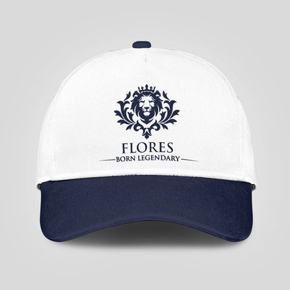 Born legendary lion blue and white baseball cap FLORES 13K1 C185PF