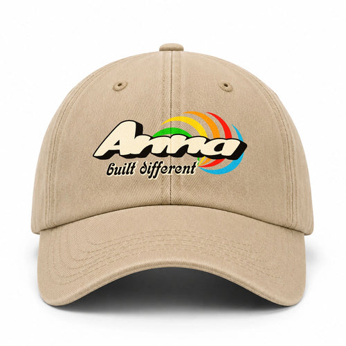 Your Name Built Different Retro Washed Cap ANNA 13K1 C55PF