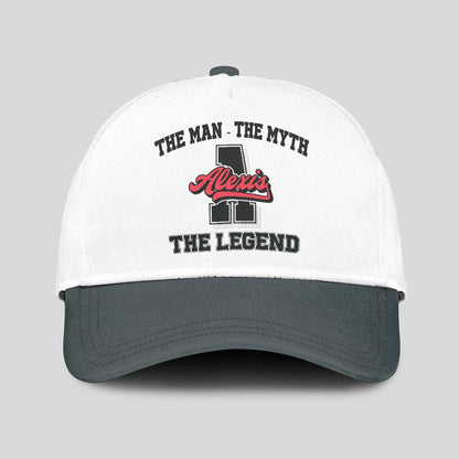 The Man The Myth The Legend Custom Initial Letter And Name Cap ALEXIS 13K1 C38PF