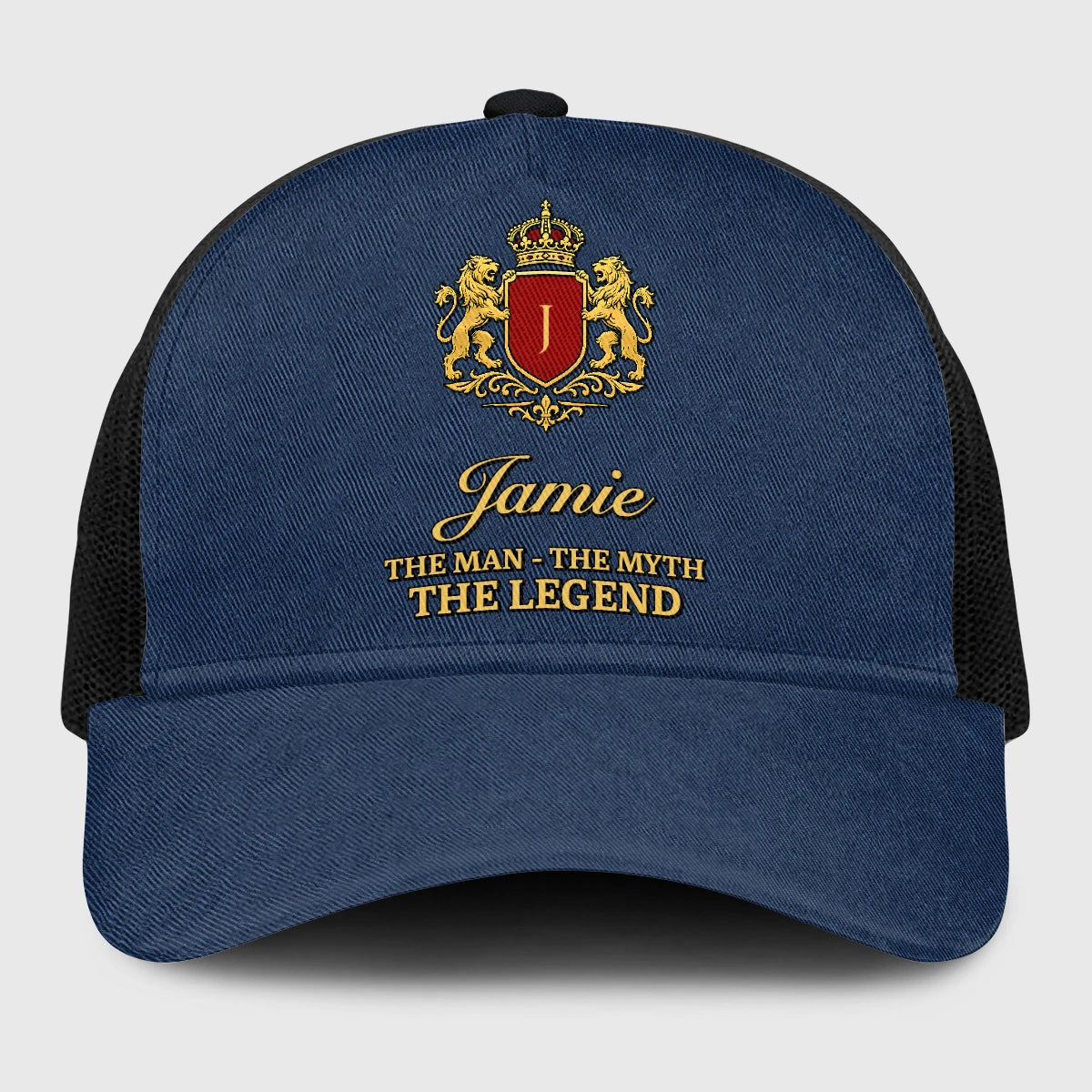 The Man The Myth The Legend Royal Blue Mesh Cap JAMIE 13K1 C187PF