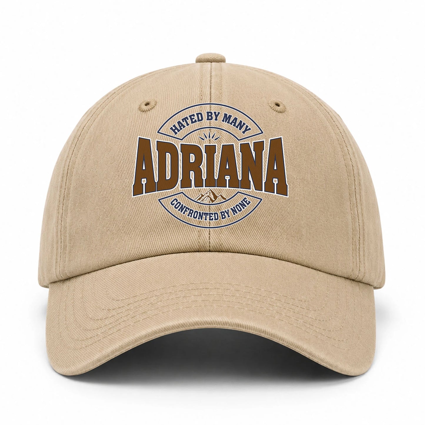 Hated By Many Confronted By None Washed Cap ADRIANA 13K1 C36PF