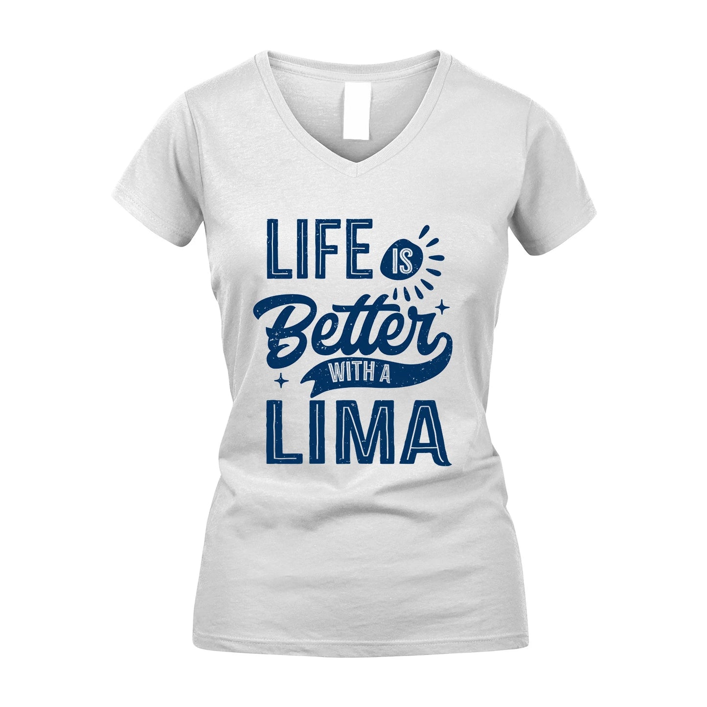 LIMA 13K1-116 Personalized Name Quote T-Shirt Life Is Better With Unisex Gift