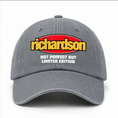 Your Name Not Perfect But Limited Edition Red Logo Washed Cap RICHARDSON 13K1 C84PF