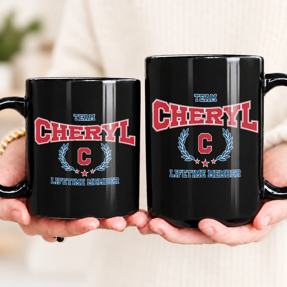 Team Your Name Lifetime Member Sporty Mug CHERYL 13K1 MG09