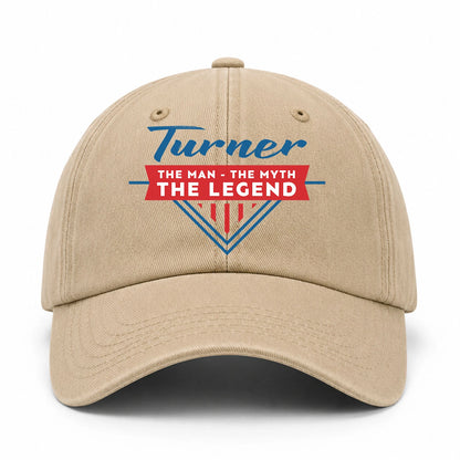 The Man The Myth The Legend Logo Washed Cap TURNER 13K1 C37PF