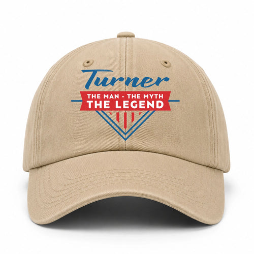 The Man The Myth The Legend Logo Washed Cap TURNER 13K1 C37PF