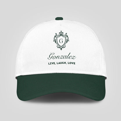 Live Laugh Love Elegant Blue And White Cap GONZALEZ 13K1 C90PF