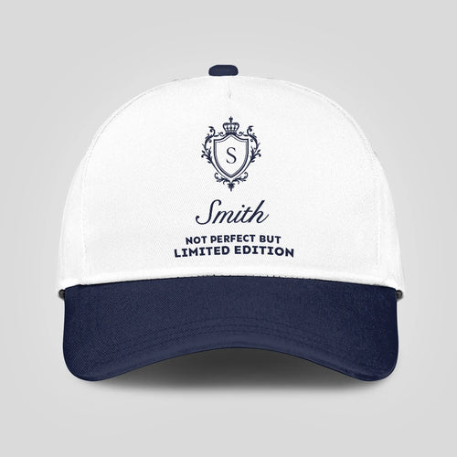 Not Perfect But Limited Edition Blue And White Luxury Cap SMITH 13K1 C151PF