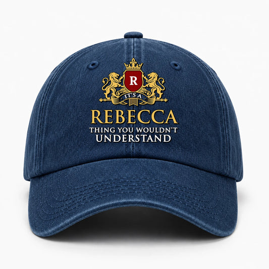 It's A Your Name Thing You Wouldn't Understand Royal Blue Washed Cap REBECCA 13K1 C184PF