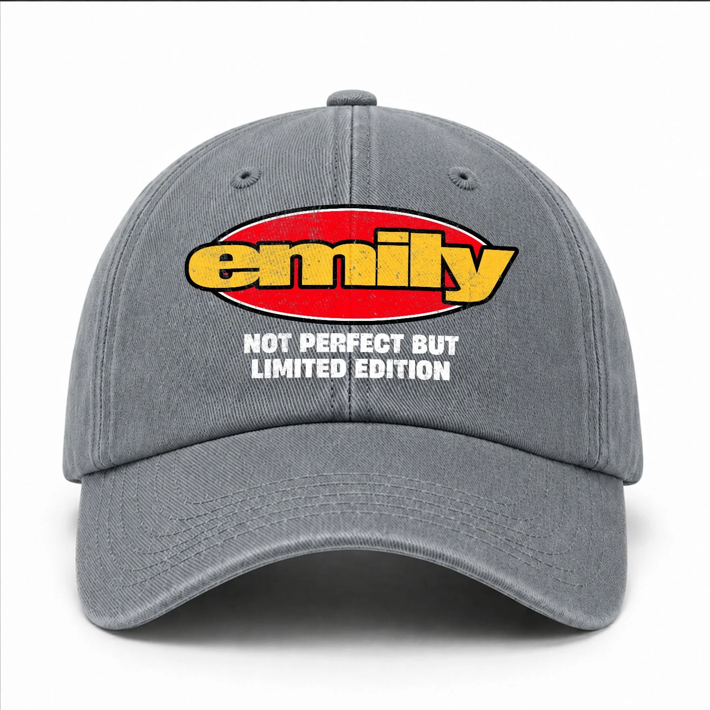Your Name Not Perfect But Limited Edition Red Logo Washed Cap EMILY 13K1 C84PF