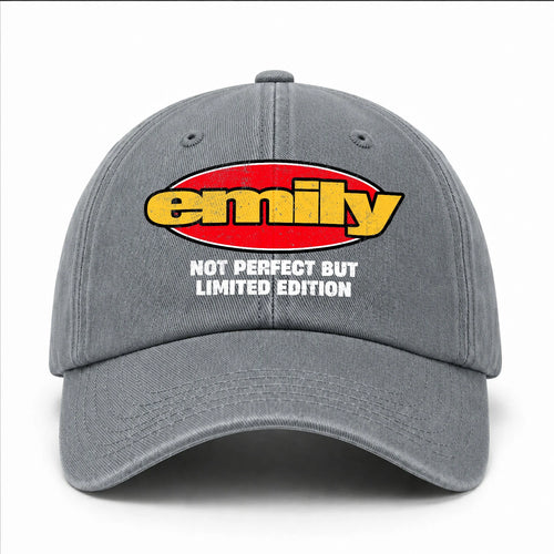 Your Name Not Perfect But Limited Edition Red Logo Washed Cap EMILY 13K1 C84PF