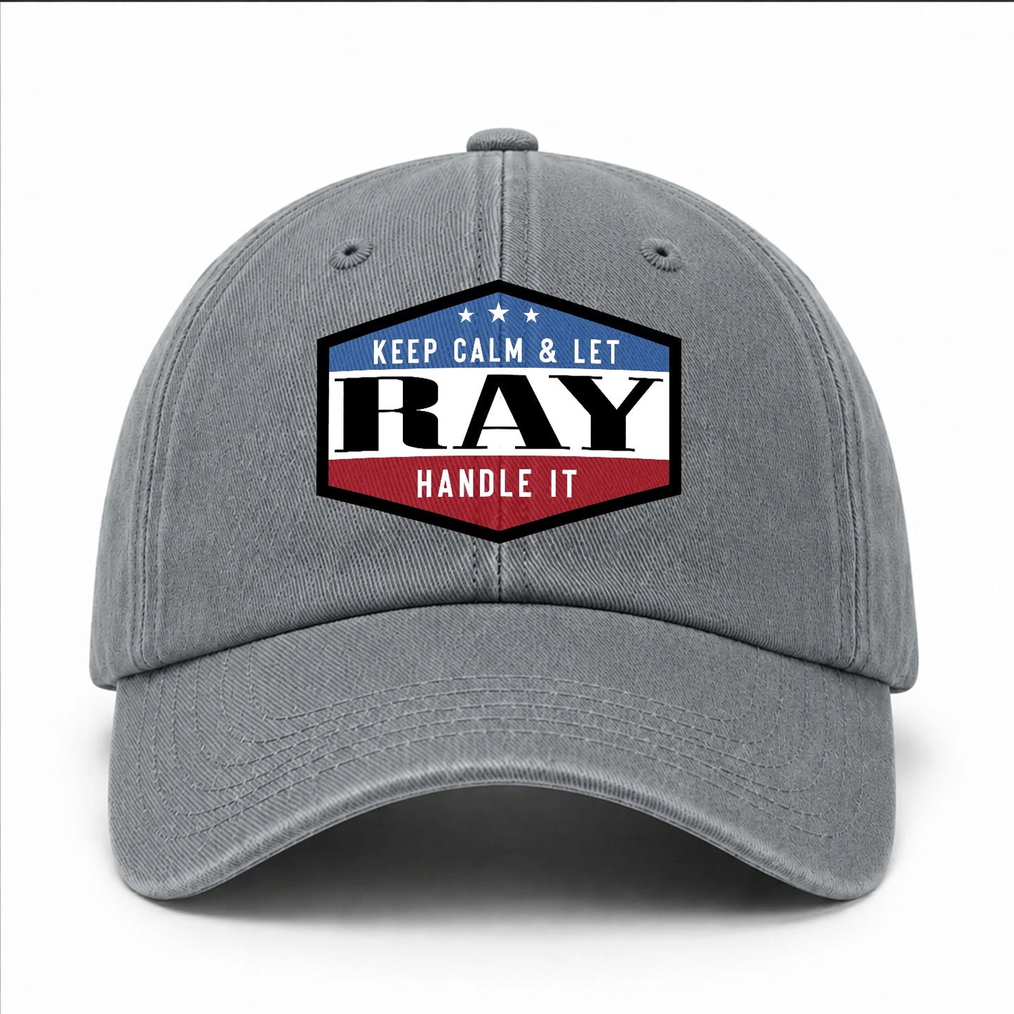 Keep Calm & Let Your Name Handle It Washed Cap RAY 13K1 C87PF