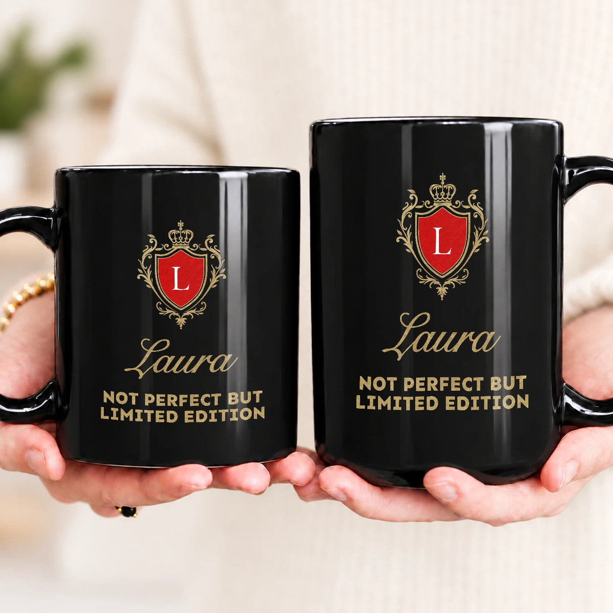 Not Perfect But Limited Eidition Golden Logo Mug LAURA 13K1 MG19