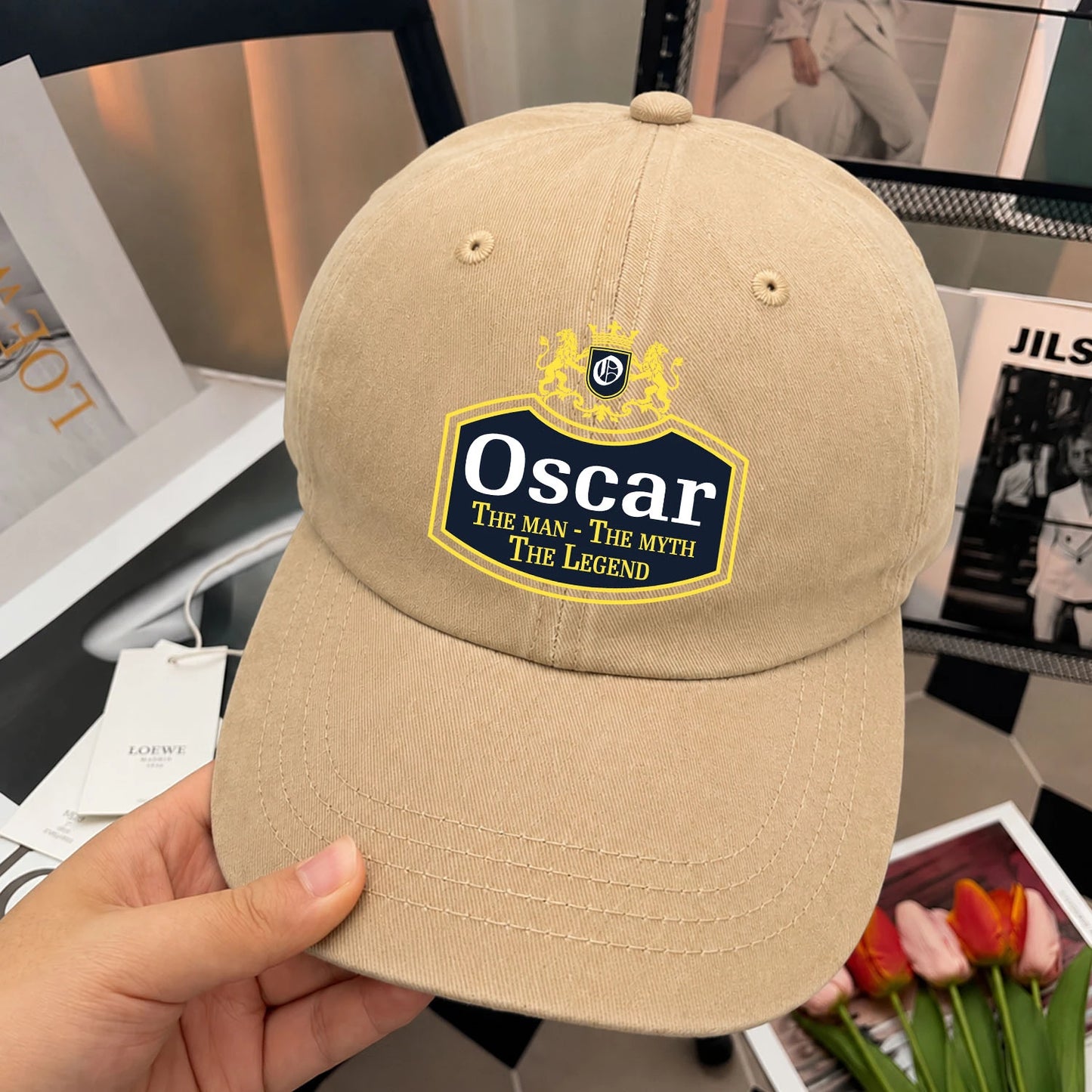The Man The Myth The Legend Royal Cap OSCAR 13K C31PF