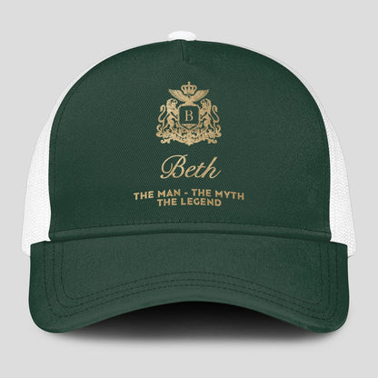 The Man The Myth The Legend Sage Green Mesh Cap BETH 13K1 C192PF
