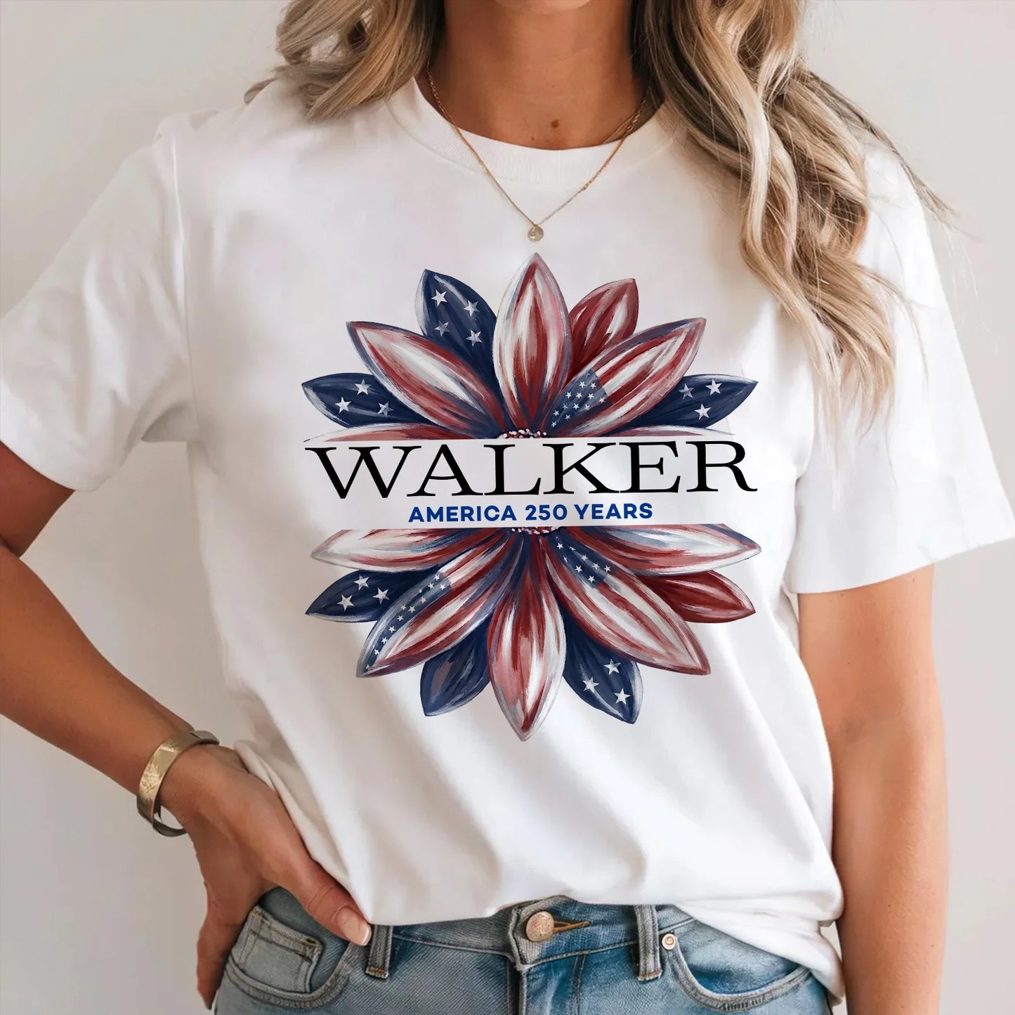 WALKER 13K1-554 America 250 Years Patriotic Sunflower