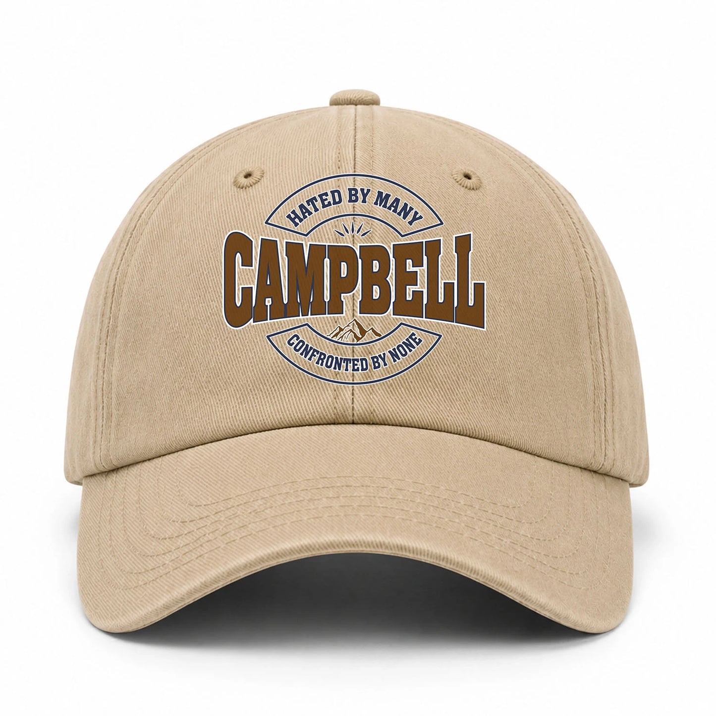 Hated By Many Confronted By None Washed Cap CAMPBELL 13K1 C36PF