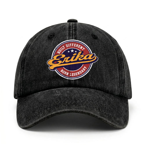 Built Different Born Legendary Logo Washed Cap ERIKA 13K1 C65PF