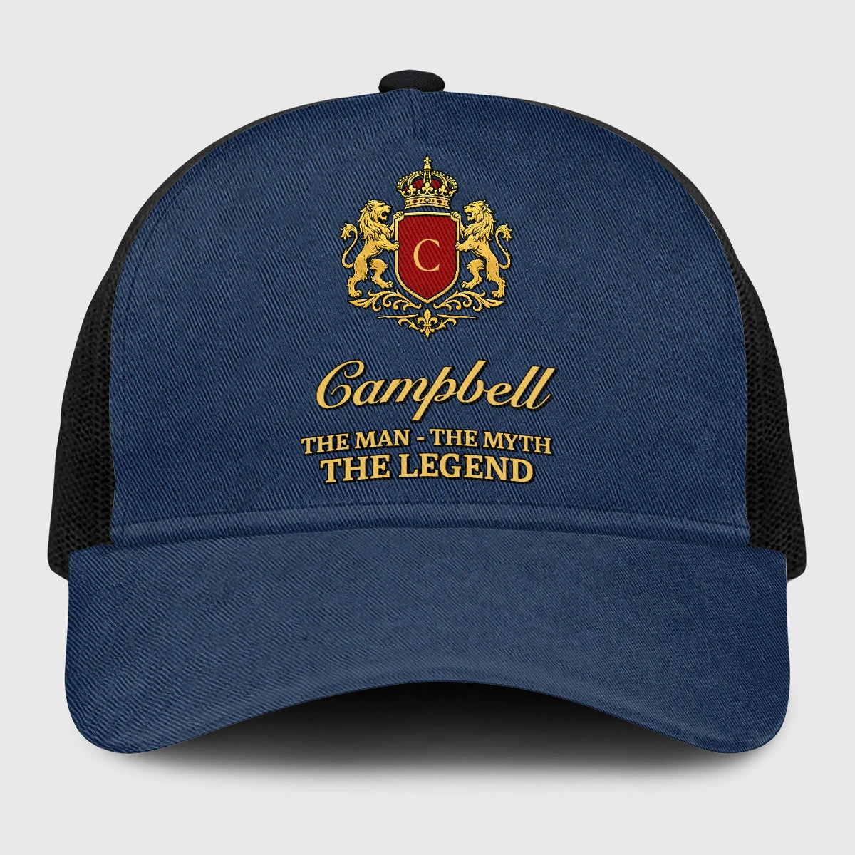 The Man The Myth The Legend Royal Blue Mesh Cap CAMPBELL 13K1 C187PF