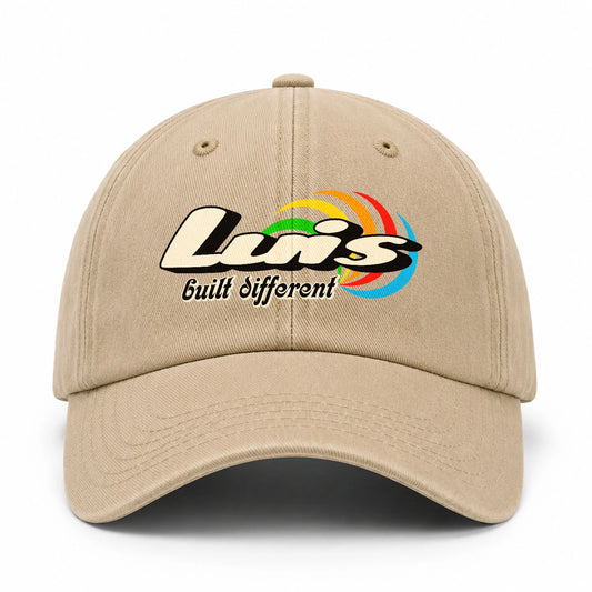 Your Name Built Different Retro Washed Cap LUIS 13K1 C55PF