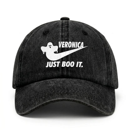 Just Boo It Halloween Washed Cap VERONICA 13K1 C83PF
