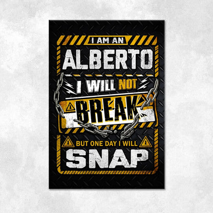ALBERTO Motivational Rug – Black & Yellow Quote Carpet for Living Room 13K1-AR1