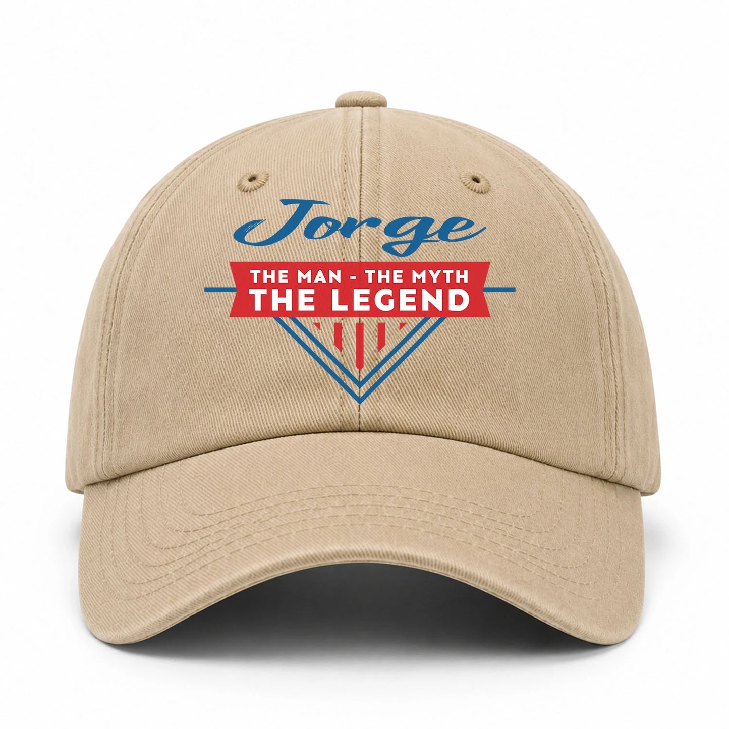 The Man The Myth The Legend Logo Washed Cap JORGE 13K1 C37PF
