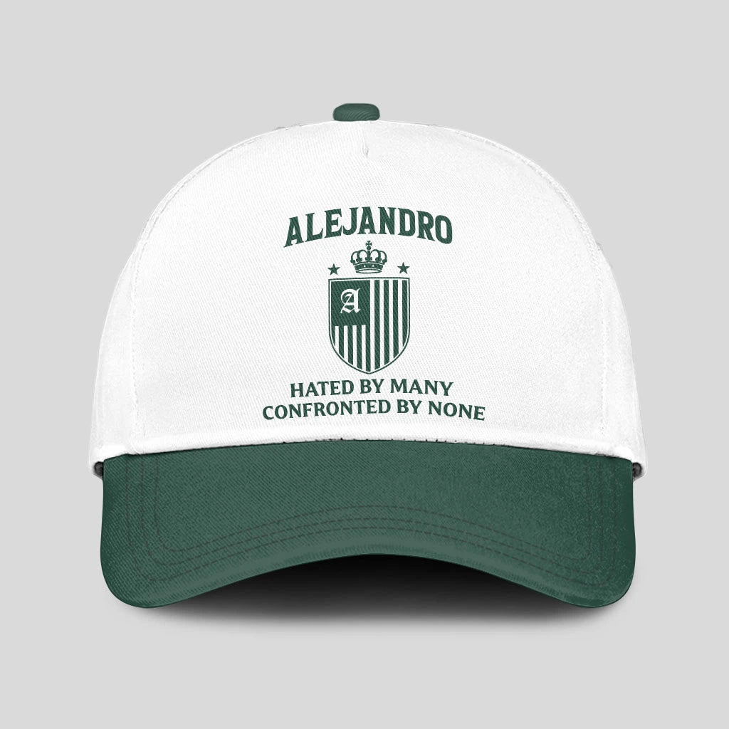 Hated By Many Confronted By None Luxury Logo Cap ALEJANDRO 13K1 C41PF