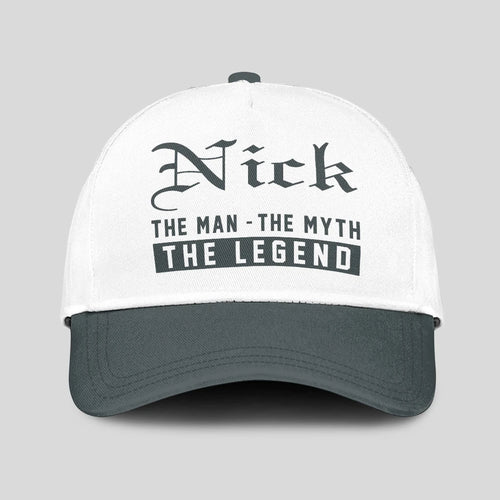 The Man The Myth The Legend Luxury Cap NICK 13K1 C39PF
