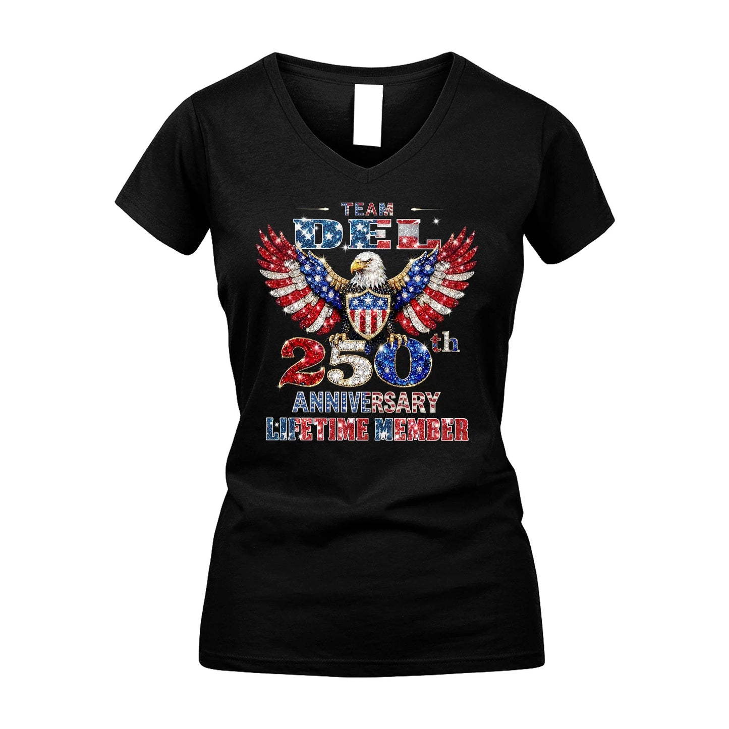 DEBRA 13K1-523 Personalized "Team...Lifetime Member" America 250 Design