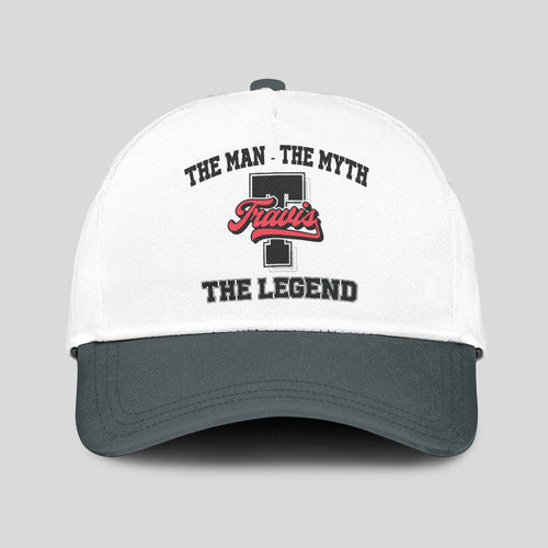The Man The Myth The Legend Custom Initial Letter And Name Cap TRAVIS 13K1 C38PF