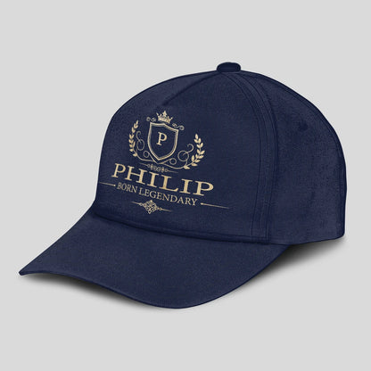 Born Legendary Luxury Crest Blue Cap PHILIP 13K1 C180PF