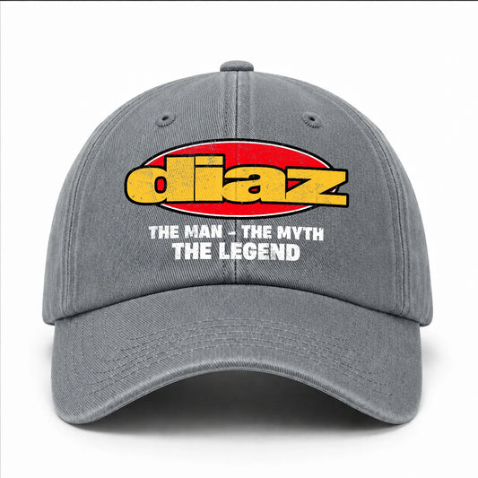 The Man The Myth The Legend Vintage Logo Washed Cap DIAZ 13K1 C162PF