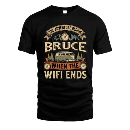 BRUCE 13K1-547 The Adventure Begins Name When The Wifi Ends