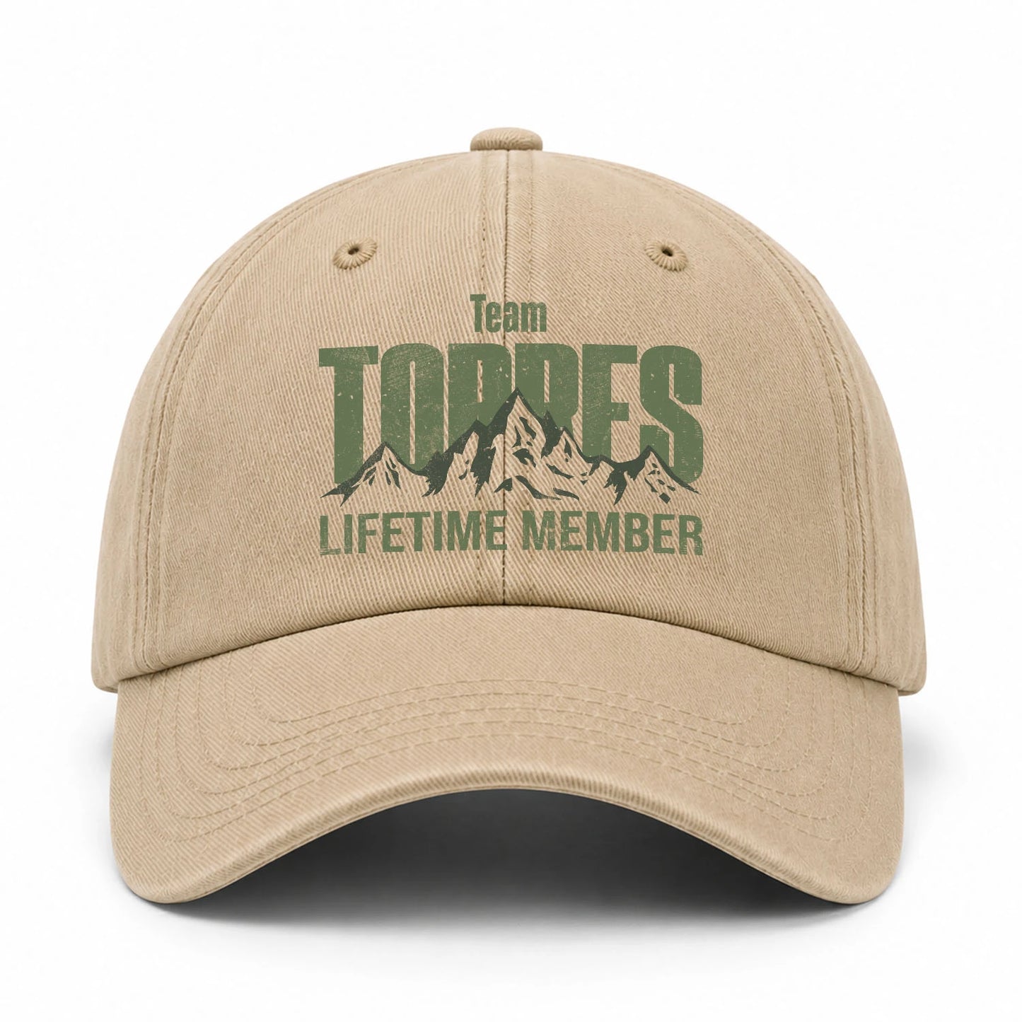 Team Your Name Lifetime Member Mountain Cap TORRES 13K1 C58PF