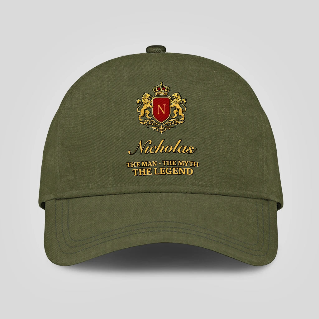 The Man The Myth The Legend Royal Olive Cap NICHOLAS 13K1 C92PF