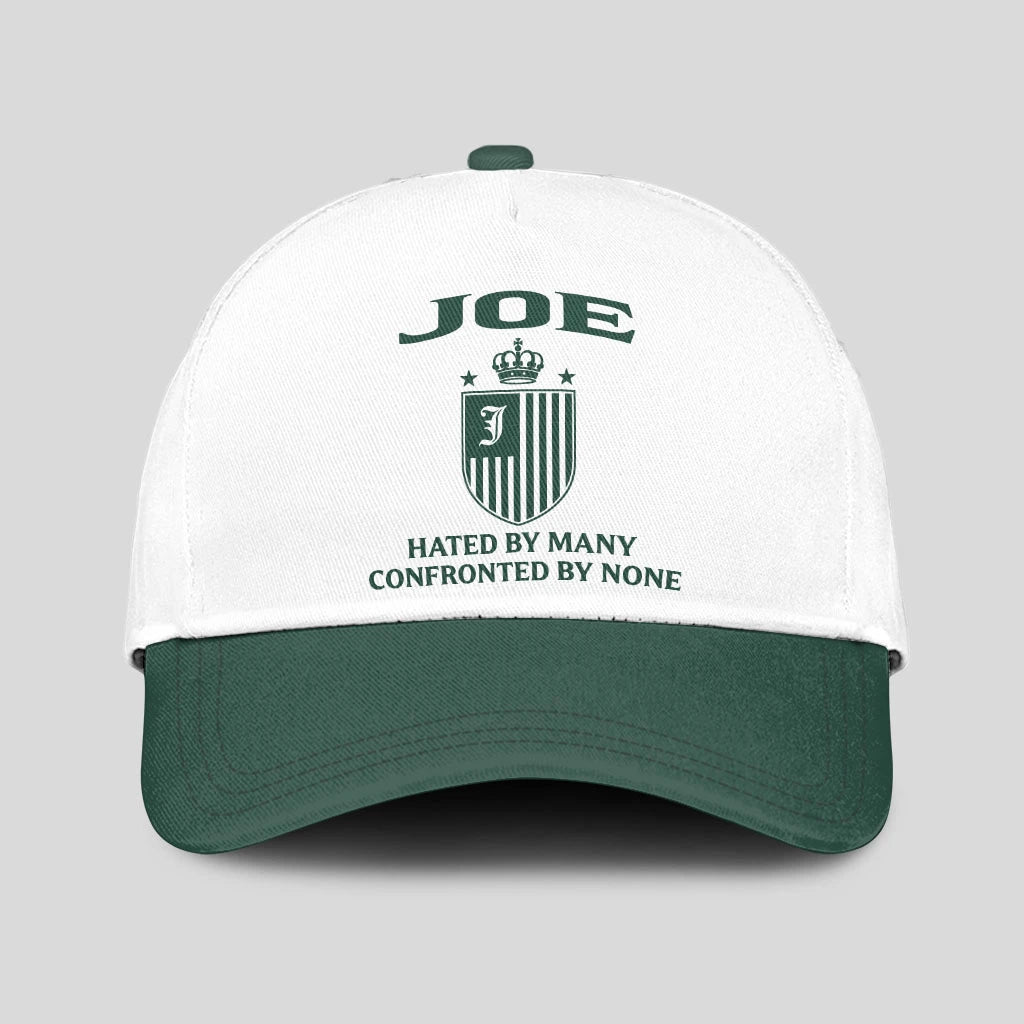 Hated By Many Confronted By None Luxury Logo Cap JOE 13K1 C41PF