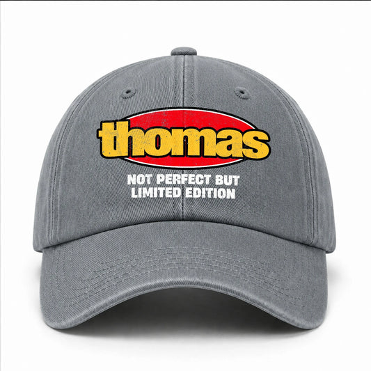 Your Name Not Perfect But Limited Edition Red Logo Washed Cap THOMAS 13K1 C84PF