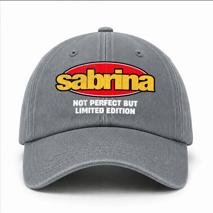 Your Name Not Perfect But Limited Edition Red Logo Washed Cap SABRINA 13K1 C84PF
