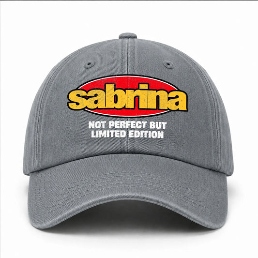 Your Name Not Perfect But Limited Edition Red Logo Washed Cap SABRINA 13K1 C84PF