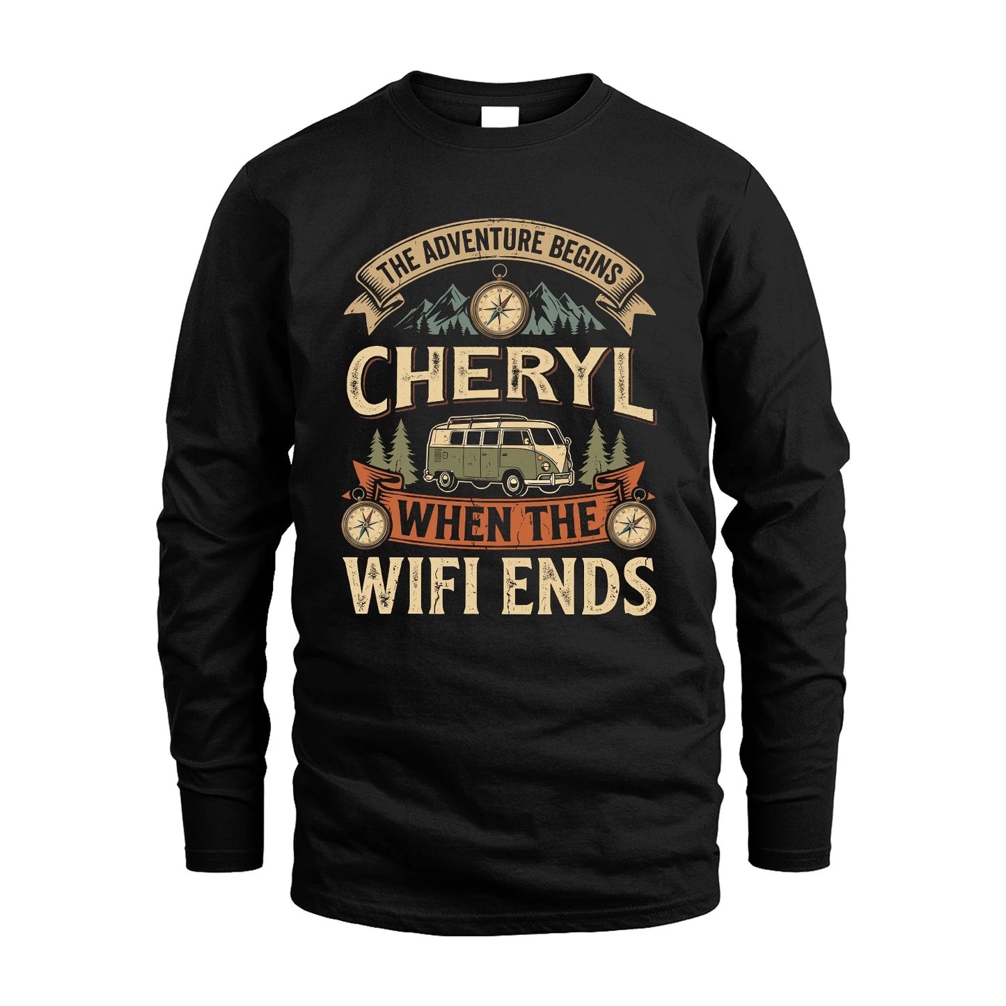 CHERYL 13K1-547 The Adventure Begins Name When The Wifi Ends