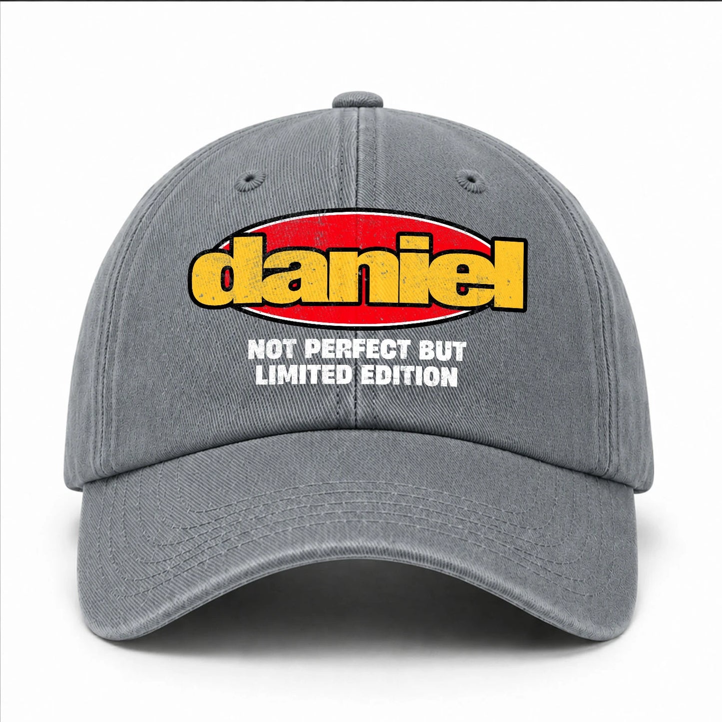 Your Name Not Perfect But Limited Edition Red Logo Washed Cap DANIEL 13K1 C84PF