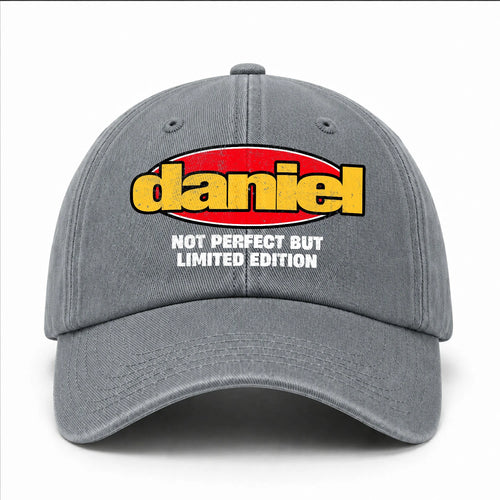 Your Name Not Perfect But Limited Edition Red Logo Washed Cap DANIEL 13K1 C84PF