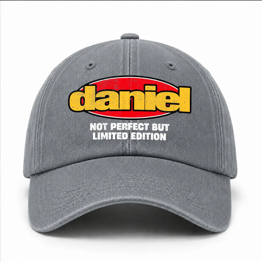 Your Name Not Perfect But Limited Edition Red Logo Washed Cap DANIEL 13K1 C84PF