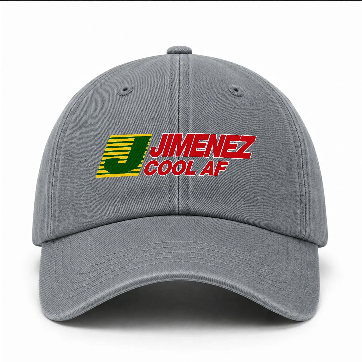 Your Name Cool Af Funny Washed Cap JIMENEZ 13K1 C85PF